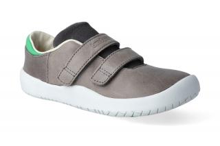 Barefoot tenisky Bundgaard - Benjamin Velcro Dark Grey WS Vnútorná dĺžka: 205, Vnútorná šírka: 73, Veľkosť: 31