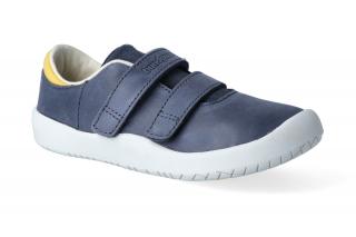 Barefoot tenisky Bundgaard - Benjamin Velcro Navy WS Vnútorná dĺžka: 177, Vnútorná šírka: 69, Veľkosť: 27