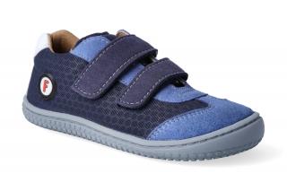 Barefoot tenisky Filii - LEGUAN vegan velcro textile ocean/sky M Vnútorná dĺžka: 131, Vnútorná šírka: 60, Veľkosť: 20