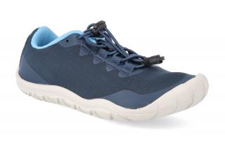 Barefoot tenisky Freet - Flex Junior Blue/Mid Blue modré Vnútorná dĺžka: 197, Vnútorná šírka: 80, Veľkosť: 31