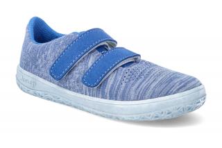 Barefoot tenisky Jonap - Knitt 3D modrá melír vegan Vnútorná dĺžka: 175, Vnútorná šírka: 72, Veľkosť: 27