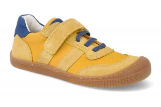 Barefoot tenisky KOEL -  Dylan Suede Yellow žlté Vnútorná dĺžka: 145, Vnútorná šírka: 65, Veľkosť: 22