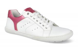 Barefoot tenisky Koel - Fenia Napa White/Pink biele Vnútorná dĺžka: 237, Vnútorná šírka: 84, Veľkosť: 36