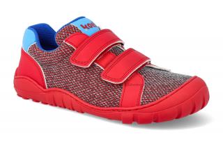 Barefoot tenisky KOEL - Max Mesh Red vegan red Vnútorná dĺžka: 185, Vnútorná šírka: 74, Veľkosť: 28