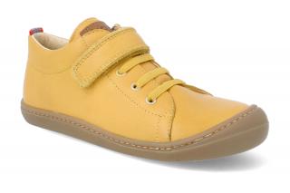 Barefoot tenisky KOEL4kids - Bonny Nappa Yellow žlté Vnútorná dĺžka: 160, Vnútorná šírka: 63, Veľkosť: 25