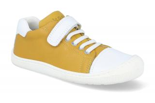 Barefoot tenisky KOEL4kids - Domy Nappa Yellow žlté Vnútorná dĺžka: 175, Vnútorná šírka: 71, Veľkosť: 27