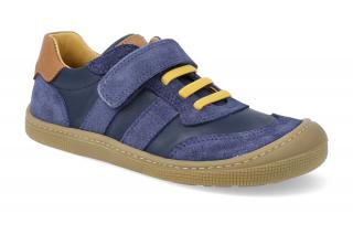 Barefoot tenisky KOEL4kids - Dylan Suede Blue modré Vnútorná dĺžka: 145, Vnútorná šírka: 65, Veľkosť: 22