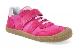 Barefoot tenisky KOEL4kids - Dylan Suede Fuchsia ružové Vnútorná dĺžka: 160, Vnútorná šírka: 67, Veľkosť: 24