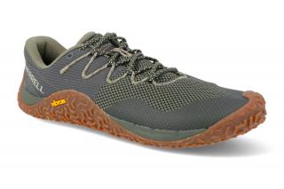 Barefoot tenisky Merrell - Trail Glove 7 Pine/gum vegan zelené Vnútorná dĺžka: 274, Vnútorná šírka: 92, Veľkosť: 43