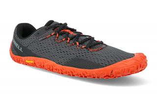 Barefoot tenisky Merrell - Vapor Glove 6 granite/Tangerine vegan šedé Vnútorná dĺžka: 274, Vnútorná šírka: 92, Veľkosť: 43