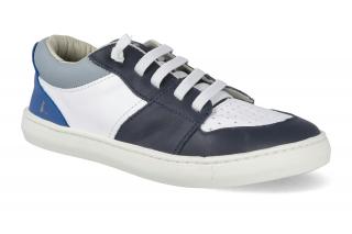 Barefoot tenisky Tip Toey Joey - Ollie Navy/White/Tide Blue modré Vnútorná dĺžka: 180, Vnútorná šírka: 72, Veľkosť: 28