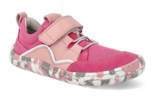 Barefoot textilné tenisky Froddo - BF Elastic Fuxia/Pink ružové Vnútorná dĺžka: 184, Vnútorná šírka: 70, Veľkosť: 28