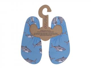 Barefoot topánky do vody Slipstop - Beerko Junior modré Vnútorná dĺžka: 195, Vnútorná šírka: 66, Veľkosť: 30/32