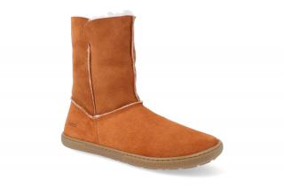 Barefoot topánky Koel4kids - Fina Adult Cognac brown Vnútorná dĺžka: 250, Vnútorná šírka: 88, Veľkosť: 38