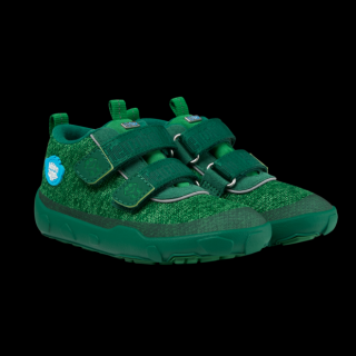 Barefoot topánky s membránou Affenzahn - Minimal Lowboot Knit Frog green Vnútorná dĺžka: 156, Vnútorná šírka: 64, Veľkosť: 24