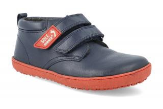 Barefoot zateplená obuv Sole Runner - Eris Winter Blue/Orange Vnútorná dĺžka: 190, Vnútorná šírka: 77, Veľkosť: 29