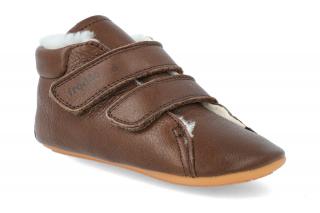 Barefoot zimná obuv Froddo - Prewalkers Sheepskin Brown Vnútorná dĺžka: 118, Vnútorná šírka: 58, Veľkosť: 19