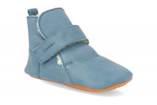 Barefoot zimná obuv Froddo - Prewalkers Sheepskin Denim blue Vnútorná dĺžka: 130, Vnútorná šírka: 55, Veľkosť: 21