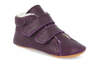 Barefoot zimná obuv Froddo - Prewalkers Sheepskin Purple Vnútorná dĺžka: 125, Vnútorná šírka: 53, Veľkosť: 19