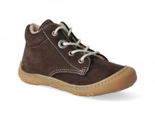 Barefoot zimná obuv Ricosta - Pepino Corany Marone W Vnútorná dĺžka: 132, Vnútorná šírka: 60, Veľkosť: 20
