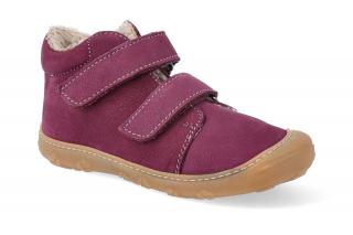 Barefoot zimná obuv Ricosta - Pepino Crusty fuchsia M Vnútorná dĺžka: 171, Vnútorná šírka: 63, Veľkosť: 26