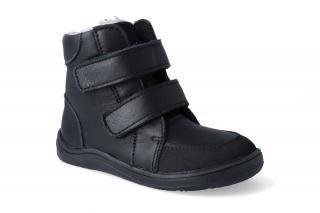 Barefoot zimná obuv s membránou Baby Bare - Febo Winter Black Asfaltico Vnútorná dĺžka: 169, Vnútorná šírka: 69, Veľkosť: 26