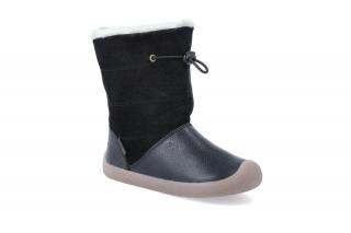 Barefoot zimná obuv s membránou Bundgaard - Walker Pull Tex II Black Vnútorná dĺžka: 166, Vnútorná šírka: 65, Veľkosť: 27