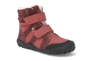 Barefoot zimná obuv s membránou Koel - Milo Hydro Tex Blossom ružová Vnútorná dĺžka: 160, Vnútorná šírka: 66, Veľkosť: 24