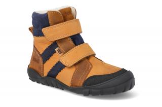 Barefoot zimná obuv s membránou Koel - Milo Hydro Tex Miel hnedé Vnútorná dĺžka: 197, Vnútorná šírka: 76, Veľkosť: 30