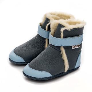 Barefoot zimné capačky Liliputi® - Booties Tundra Vnútorná dĺžka: 117, Vnútorná šírka: 62, Veľkosť: S