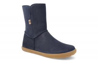 Barefoot zimné topánky KOEL - Dina hydro warm Navy blue Vnútorná dĺžka: 180, Vnútorná šírka: 70, Veľkosť: 28