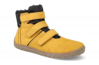 Barefoot zimné topánky s membránou Fare Bare - B5746281 žltá Vnútorná dĺžka: 256, Vnútorná šírka: 96, Veľkosť: 38