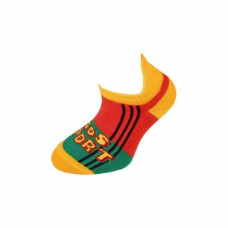 Detské bavlnené ponožky Trepon - Balik Farba: Oranžová, Veľkosť: 24/27