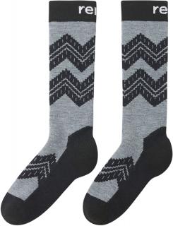 Detské ponožky Reima Suksee - Melange grey Veľkosť: 38/41