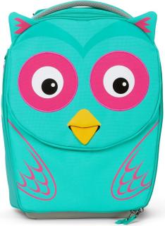 Detský cestovný kufrík Affenzahn Suitcase Olivia Owl - turquoise