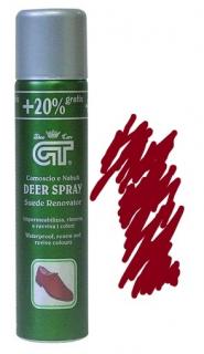 GT Deer Spray - renovátor na velúr a nubuk 250 ml Farba: Bordová