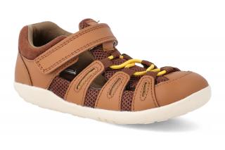 Jar 2023 Barefoot sandále Bobux - Summit Caramel + Toffee brown Vnútorná dĺžka: 179, Vnútorná šírka: 67, Veľkosť: 27