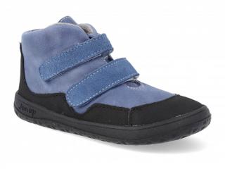 Jeseň 2022 Barefoot členková obuv Jonap - Bella M modrá Vnútorná dĺžka: 156, Vnútorná šírka: 66, Veľkosť: 24