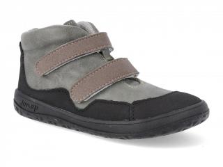 Jeseň 2023 Barefoot členková obuv Jonap - Bella M šedá slim Vnútorná dĺžka: 169, Vnútorná šírka: 66, Veľkosť: 26
