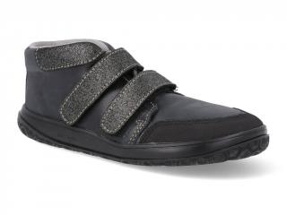 Leto 2023 Barefoot obuv Jonap - Ella čierna devon Vnútorná dĺžka: 204, Vnútorná šírka: 76, Veľkosť: 31