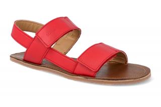 Leto 2023 Barefoot sandále Blifestyle - Natrix bio nappa feufrrot red Vnútorná dĺžka: 183, Vnútorná šírka: 70, Veľkosť: 28