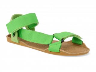 Leto 2023 Barefoot sandále Blifestyle - Niobe W apfelgrün vegan green Vnútorná dĺžka: 210, Vnútorná šírka: 74, Veľkosť: 32