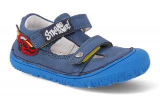 Leto 2023 Barefoot sandále D.D.step H073-384 modré Vnútorná dĺžka: 150, Vnútorná šírka: 68, Veľkosť: 23
