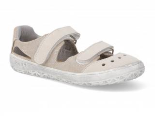 Leto 2023 Barefoot sandálky Jonap - Fella béžová devon Vnútorná dĺžka: 160, Vnútorná šírka: 70, Veľkosť: 24