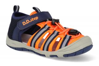 Leto 2023 Športové sandále D.D.step G065-384B oranžová Vnútorná dĺžka: 195, Vnútorná šírka: 72, Veľkosť: 30