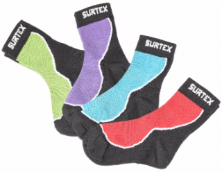 Ponožky Surtex 50% Merino LETO - detské Farba: Červená, Veľkosť: 12-13cm