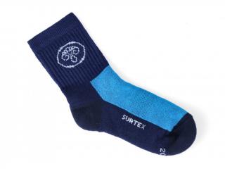 Ponožky Surtex - ACTIVE 70% Merino modré Veľkosť: 12-13cm