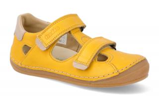 Sandále Froddo - flexible dark yellow Vnútorná dĺžka: 135, Vnútorná šírka: 63, Veľkosť: 22