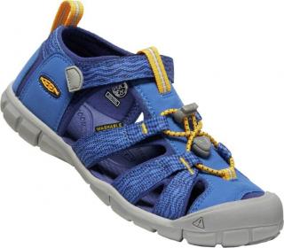 Športové sandálky Keen - Seacamp II CNX Y bright cobalt/blue depths modré Vnútorná dĺžka: 201, Vnútorná šírka: 78, Veľkosť: 32/33