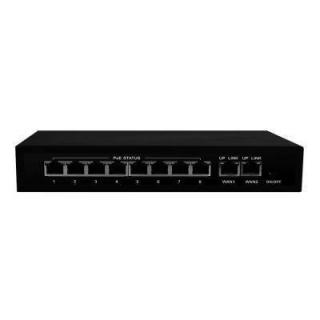 HT82 8-PORT 10/100 + 2-PORT 10/100/1000M SWITCH WITH 8-PORT POE IEEE 802.3af (6187)